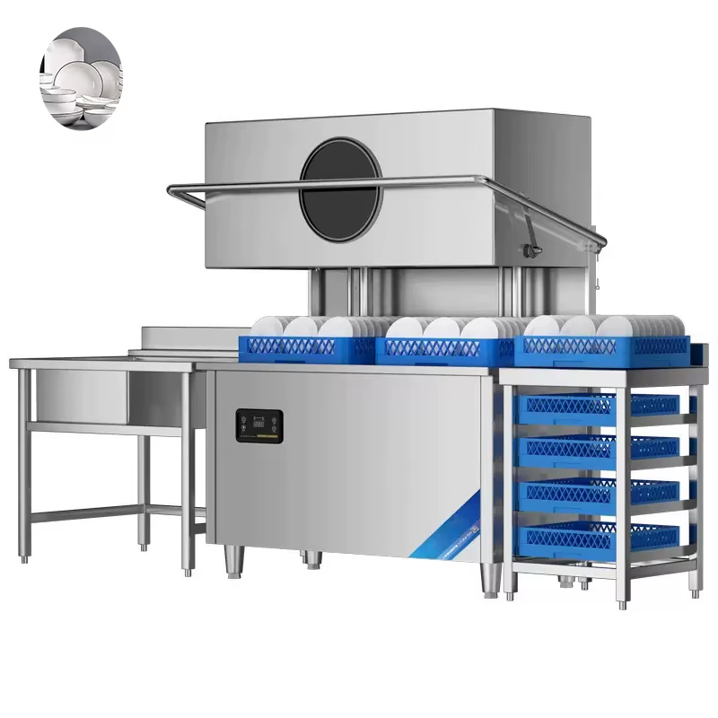Commercial Kitchen - 맞춤형 고속 사이클 상업용 후드형 식기세척기,
