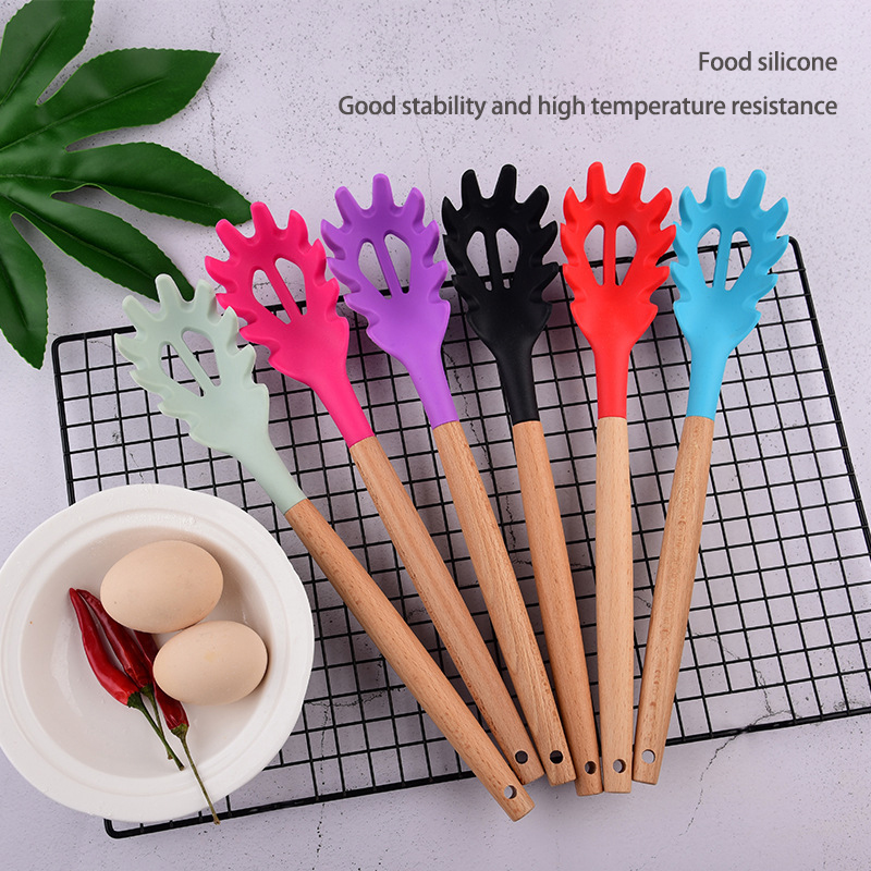 Commercial Kitchen Utensils - 실리콘 국수 스쿱 스파게티 집게 파스타