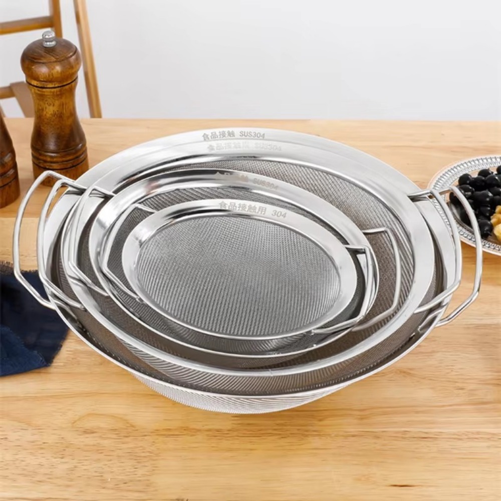 Commercial Kitchen Utensils - 스테인리스 스틸 스트레이너 바스켓, 미세망 대형