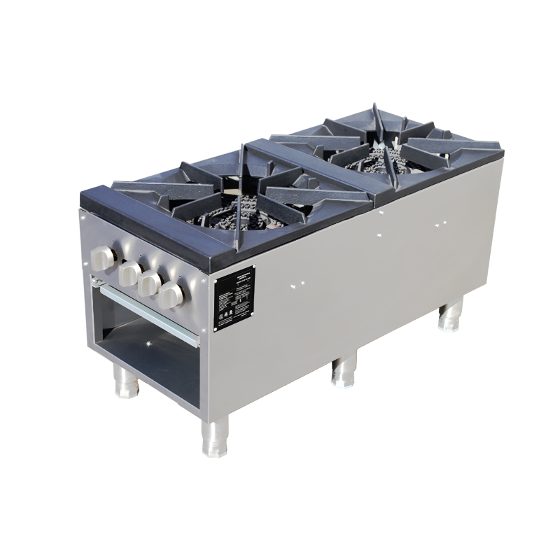 Commercial Kitchen Stove - 상업용 주방 전문가용 스톡팟 레인지 2구