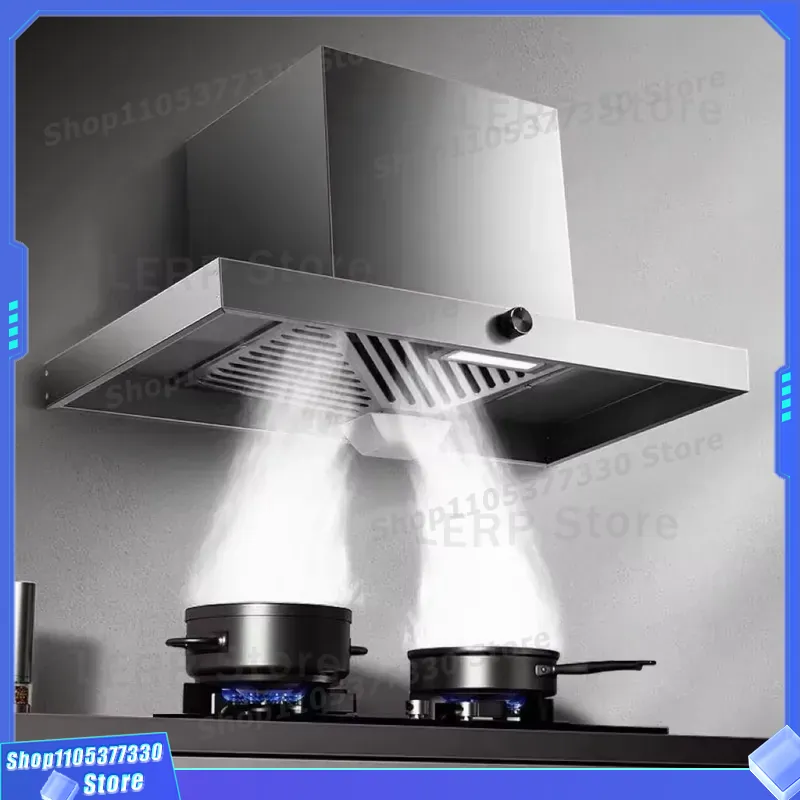 Commercial Kitchen Lighting Design - 미니 아일랜드 레인지 후드 주방 조리용