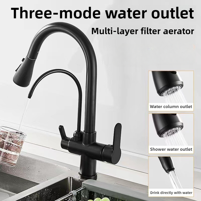 상업용 주방 수도꼭지, 이중 기능 풀다운 스프레이어,  - Commercial Kitchen Utensils 리뷰 및 가격