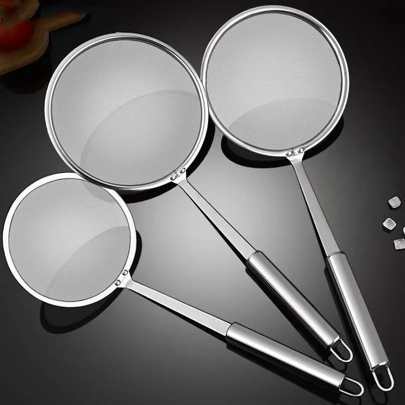 필터 스쿱 스테인리스 스틸 기름 거름기 숟가락 미세 메 - Commercial Kitchen Utensils 리뷰 및 가격
