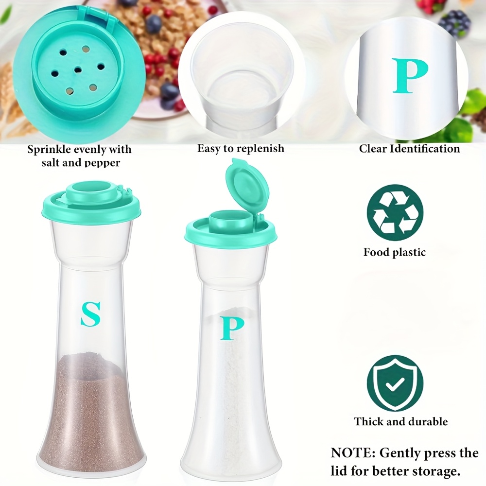 뚜껑이 있는 대형 소금 및 후추통 세트 2개 - 가정, - Commercial Kitchen Utensils 리뷰 및 가격