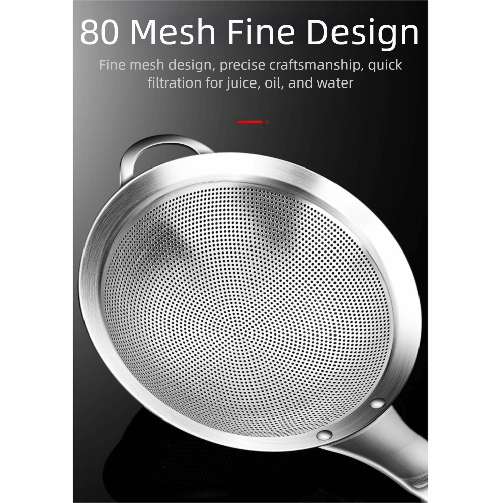 304 스테인리스 스틸 긴 손잡이 80 메쉬 미세망 필 - Commercial Kitchen Utensils 리뷰 및 가격