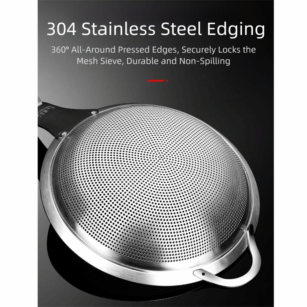 304 스테인리스 스틸 긴 손잡이 80 메쉬 미세망 필 - Commercial Kitchen Utensils 리뷰 및 가격