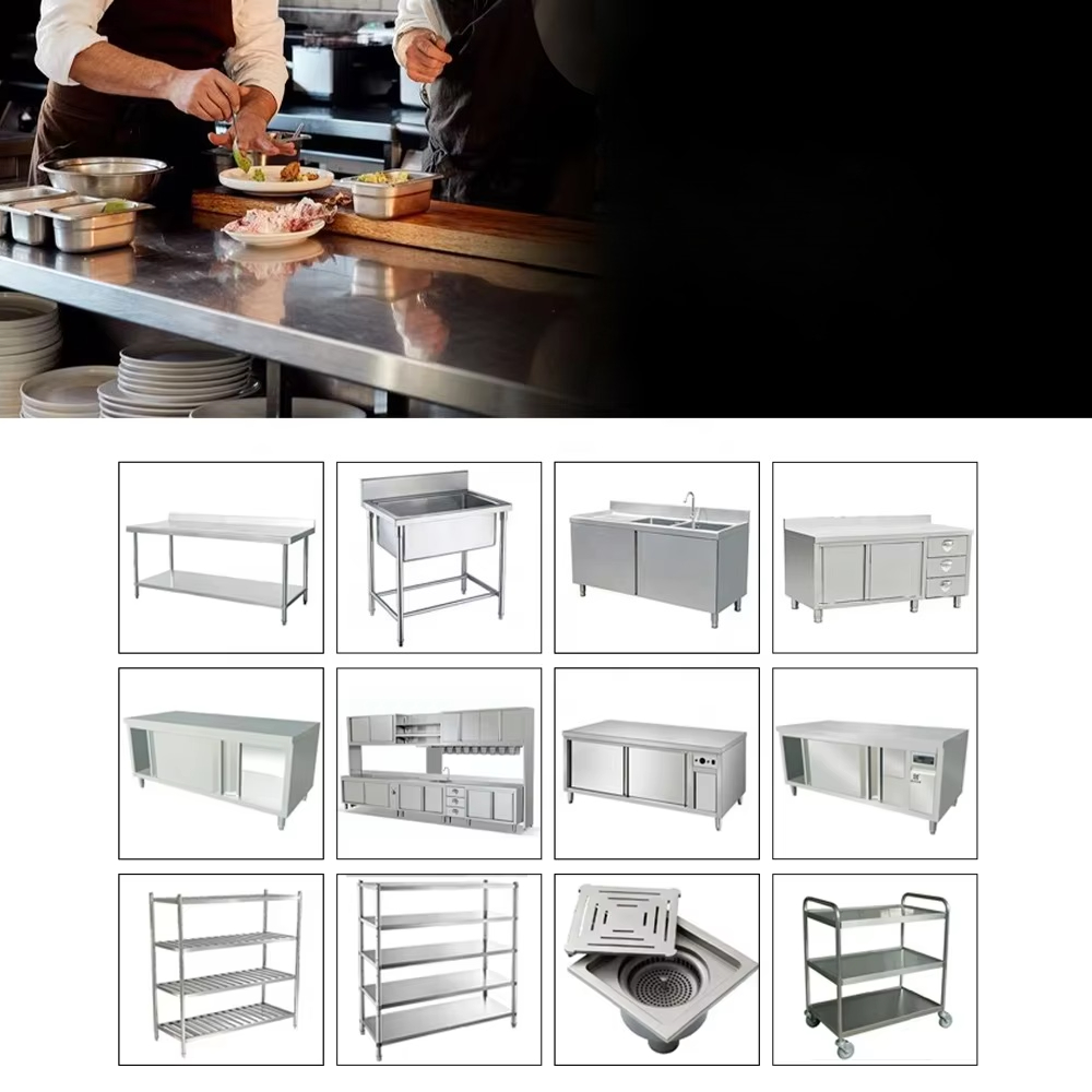 베스트셀러 현대식 독립형 스테인리스 스틸 상업용 주방  - Commercial Kitchen Equipment 리뷰 및 가격