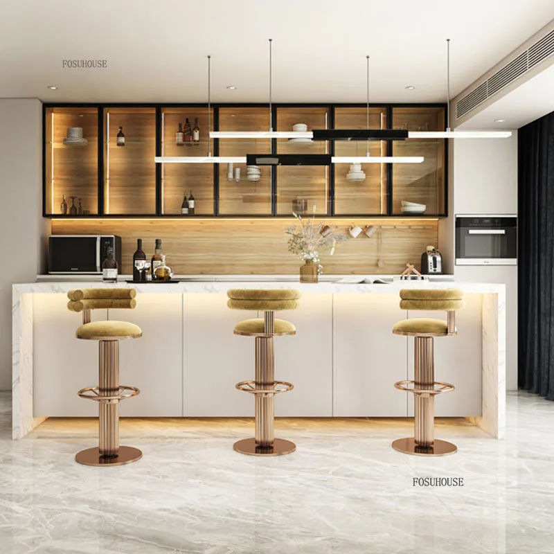 고급 바 스툴 라이트 럭셔리 디자이너 하이 키친 스툴  - Commercial Kitchen Lighting Design 리뷰 및 가격