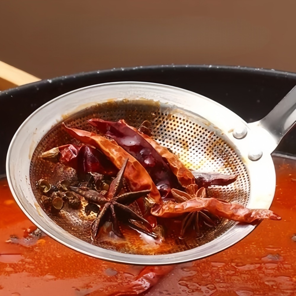2pc 스테인레스 스틸 파인 메쉬 오일 필터 스푼 롱  - Commercial Kitchen Utensils 리뷰 및 가격
